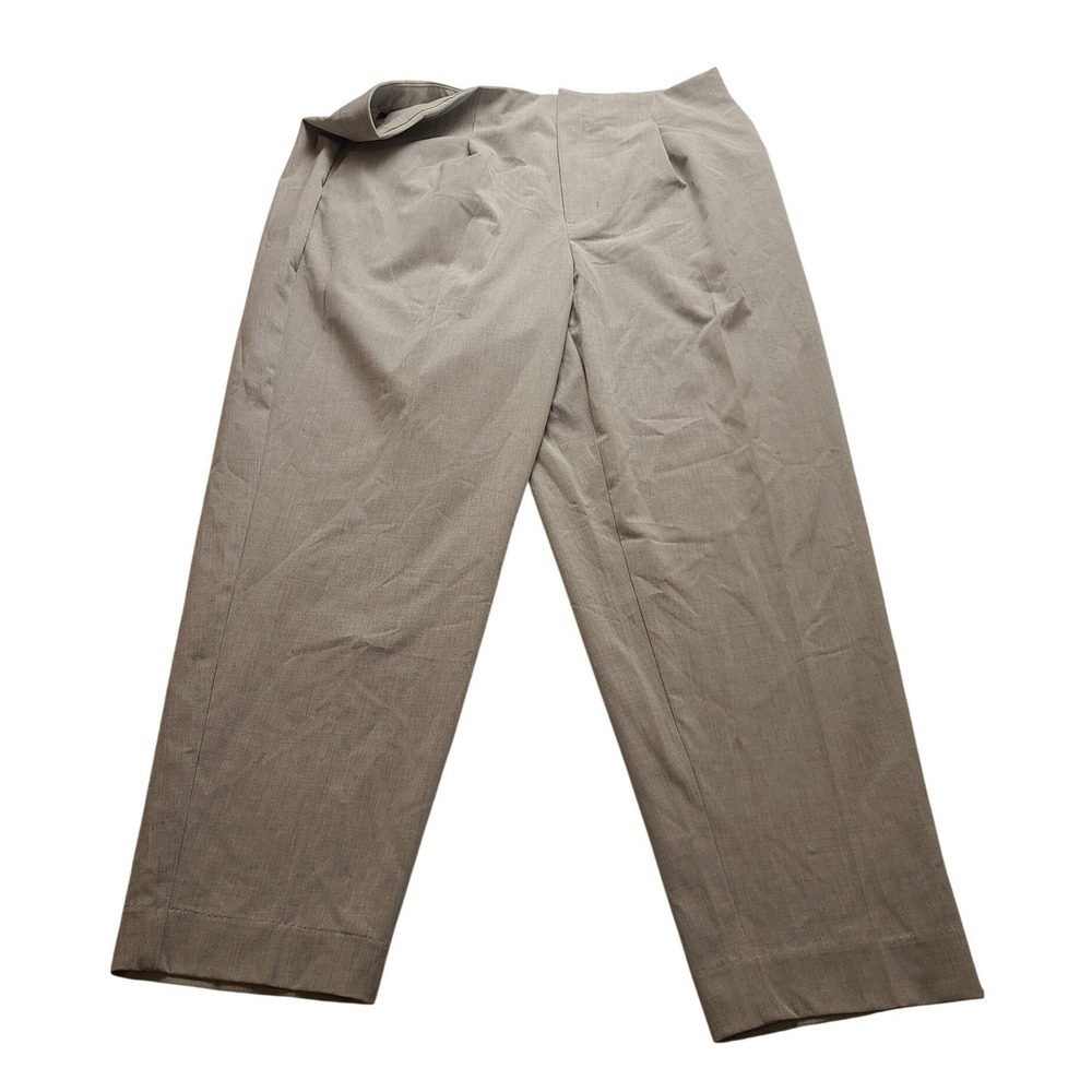 A New Day‎ Women's Tapered Leg High Rise Stretch Trousers Gray Size 16R NWOT